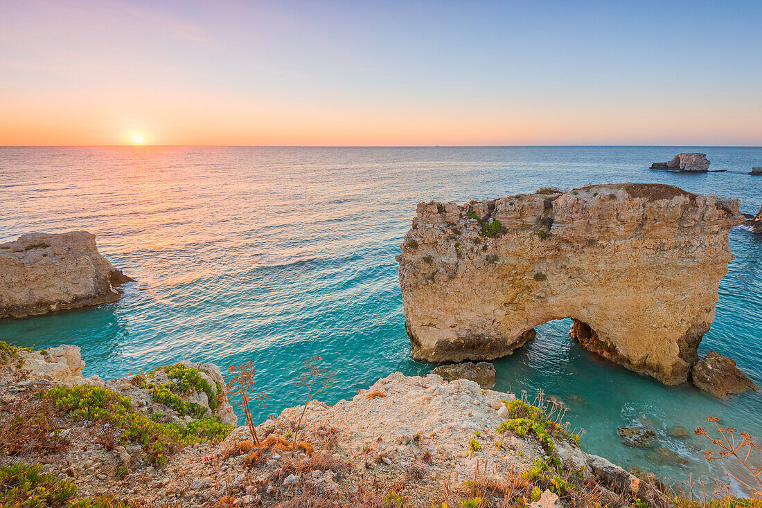 Reef of Siracusa Europe, Italy, Sicily region, Siracusa district, Rock of the two priests