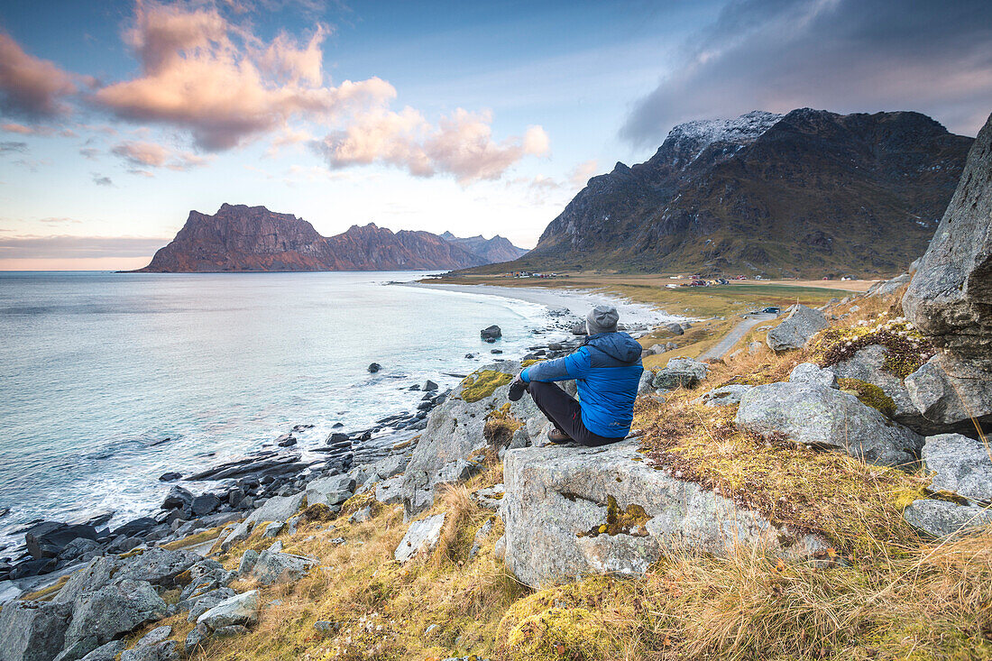 Uttakleiv beach, Lofoten Islands, Norway