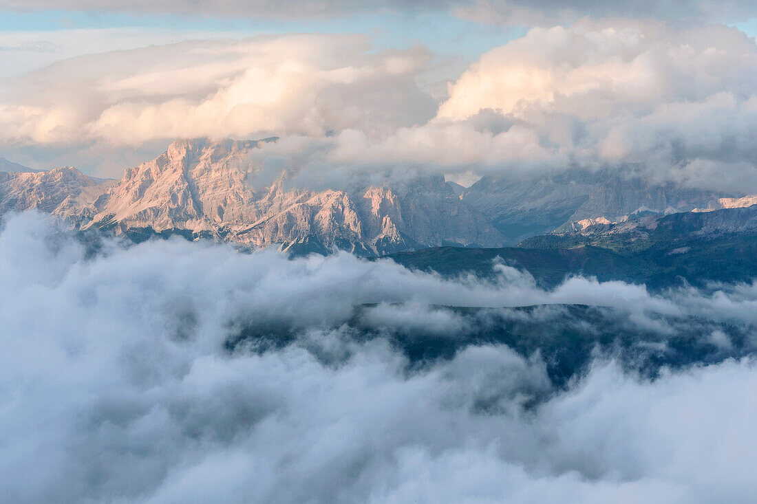 Sentiero delle Alte Creste, Arabba / Canazei, Trient / Belluno, Trentino-Südtirol / Venetien, Italien, Europa