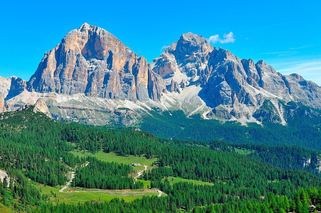 Berg Tofane, Cortina d'Ampezzo, Dolomiten, Alpen, Provinz Belluno, Region Venetien, Italien