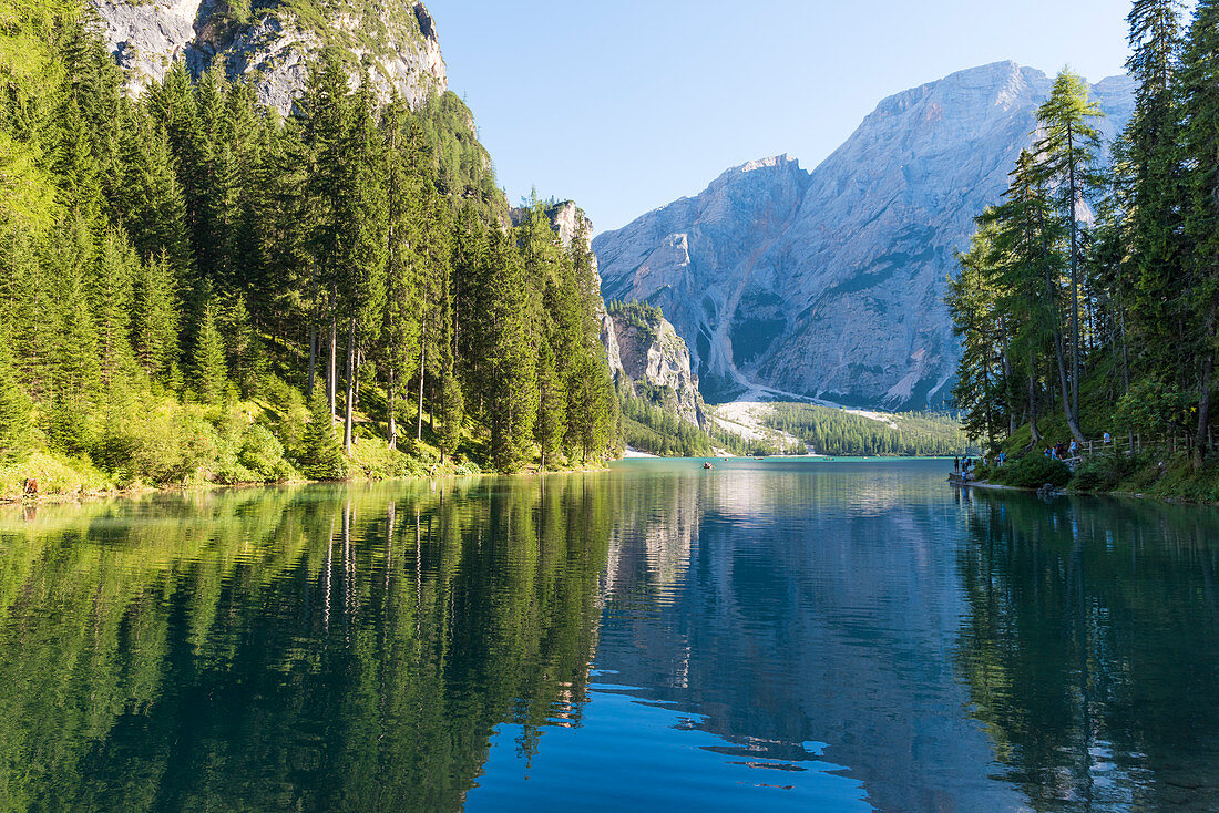 Lake Braies, Braies - Bolzano province , Trentino Alto Adige Italy