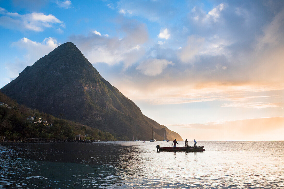 Sailing cruise through the Windward Islands of the Lesser Antilles of the Caribbean