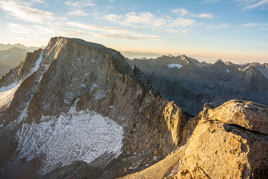 Mount Darwin und die Evolution Traverse, John Muir Wildnis, Kings Canyon Nationalpark, Bishop, Kalifornien.