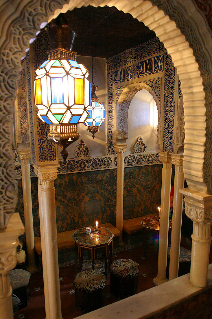 Interior View Of Traditional Tea Room In Albaicin