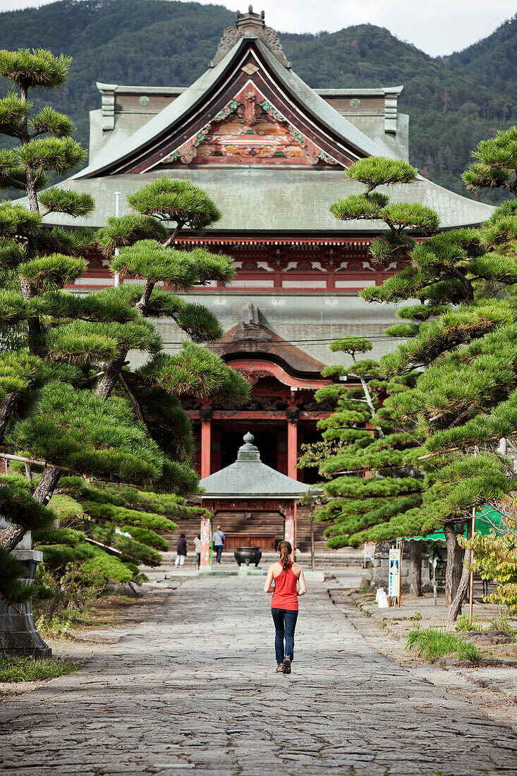 Die exquisiten Tempel erkunden, Kofu, Japan