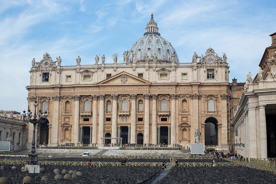 Der Hof im Vatikan, Rom, Italien