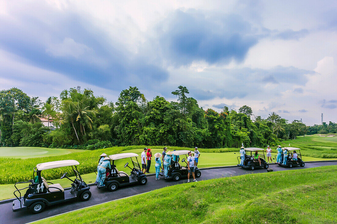 Golf carts,Bali,Indonesia