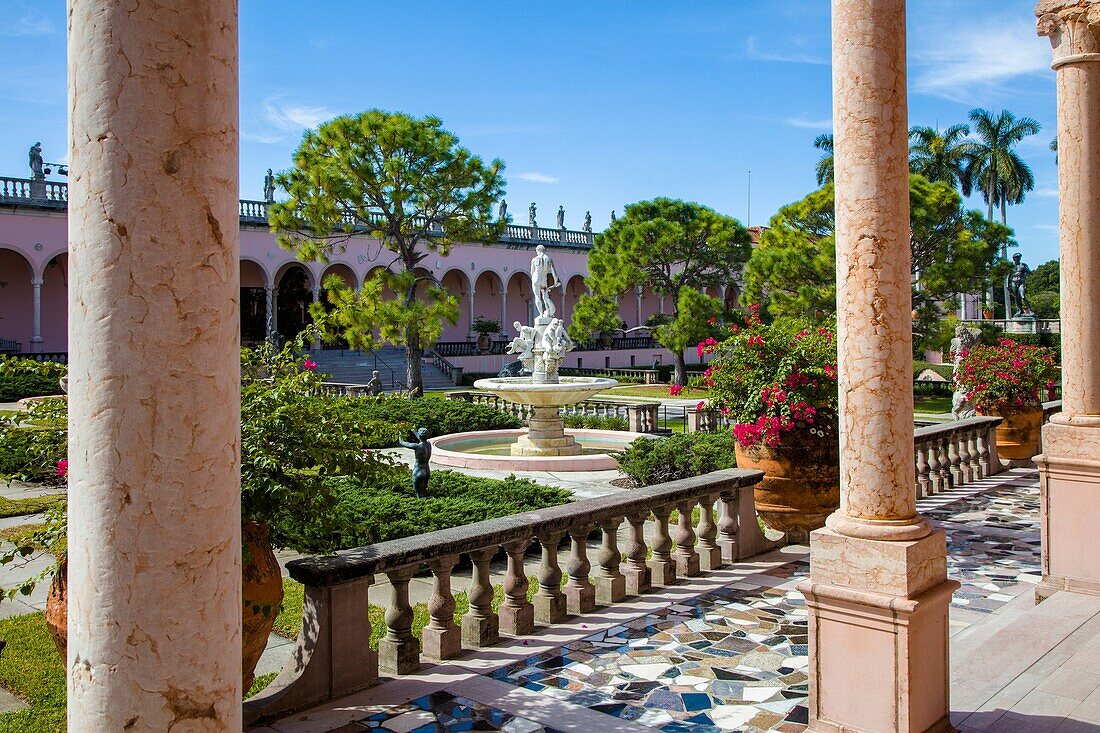 Das John und Mable Ringling Kunstmuseum in Darasota Florida.