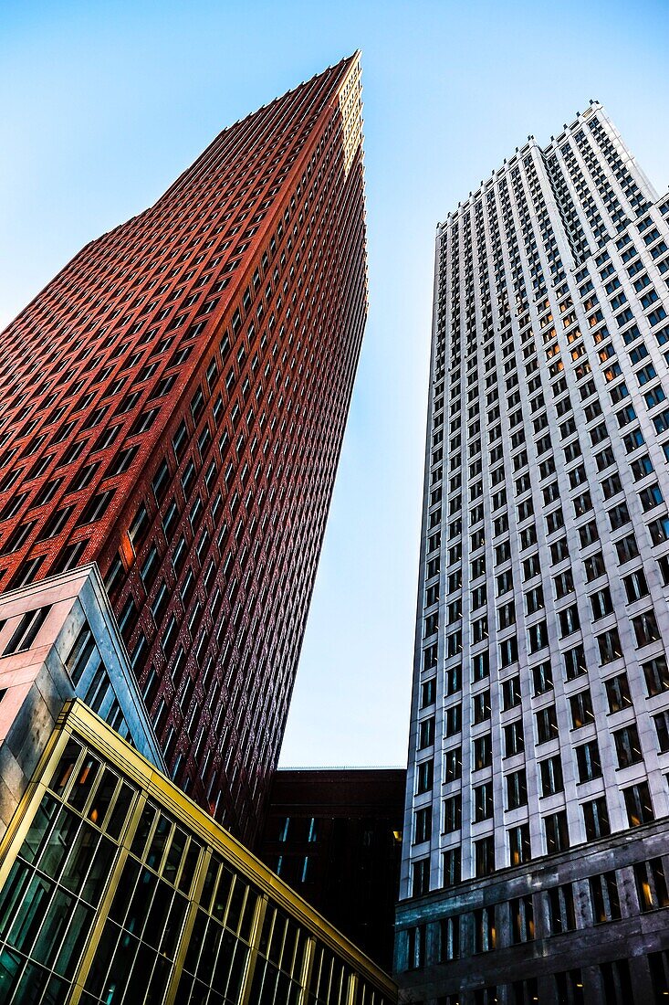 Modern architecture in the Hague, the Netherlands, Europe.