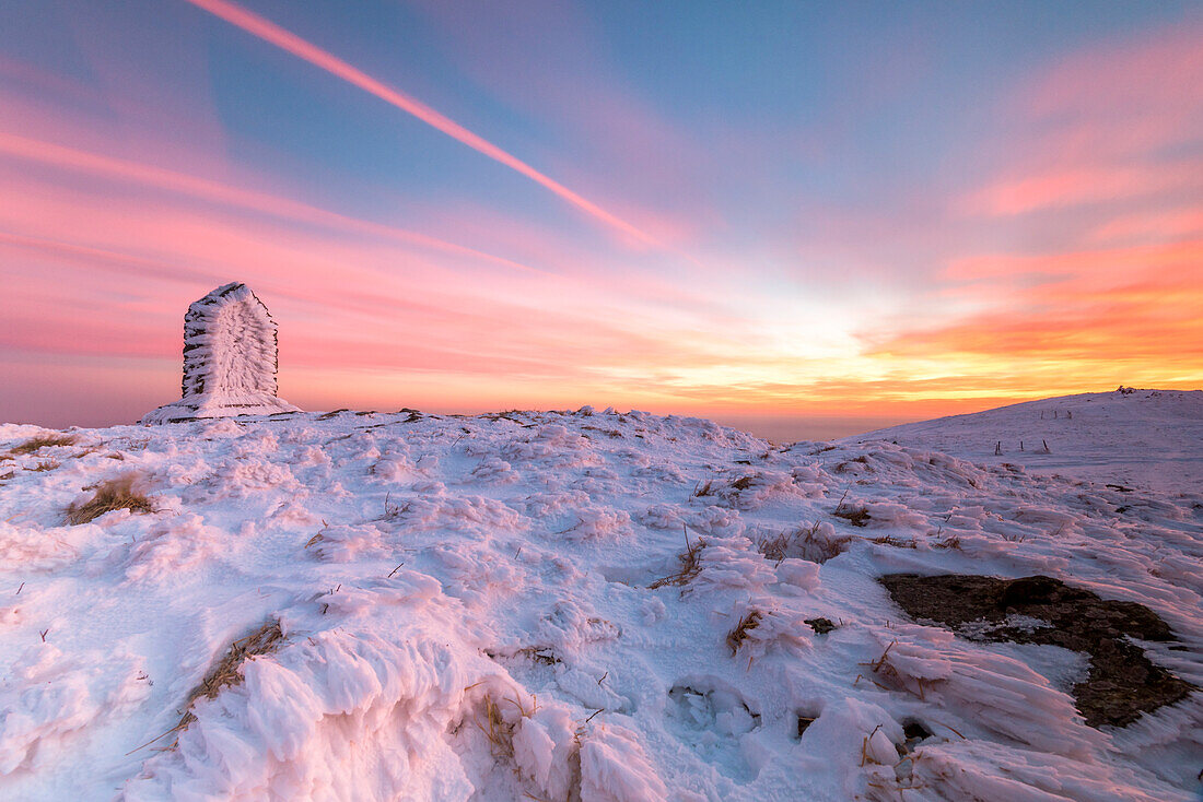 Monte Rexia, Faiallo Pass, Park von Beigua, Provinz Genua, Ligurien, Italien, Europa