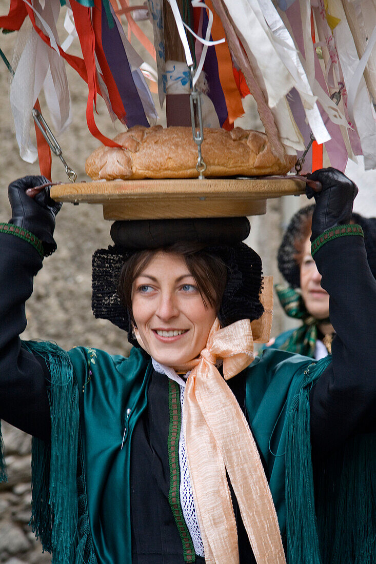 Susa valley,Giaglione,Turin,Piedmont,Italy, Alpine carnival Spadonari di Giaglione