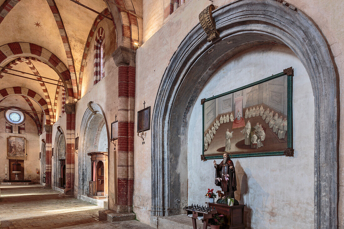 Staffarda, Cuneo province, Piedmont, Italy, Europe, Staffarda Abbey