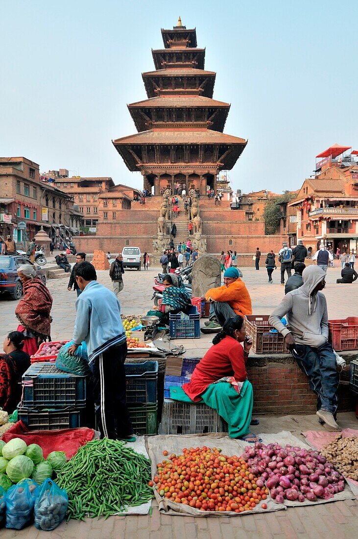 Durbar Square, Bhaktapur, Nepal, Asien