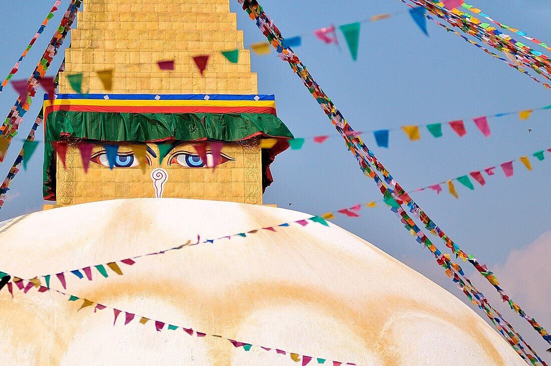 Boudhanath, Kathmandu, Nepal, Asia