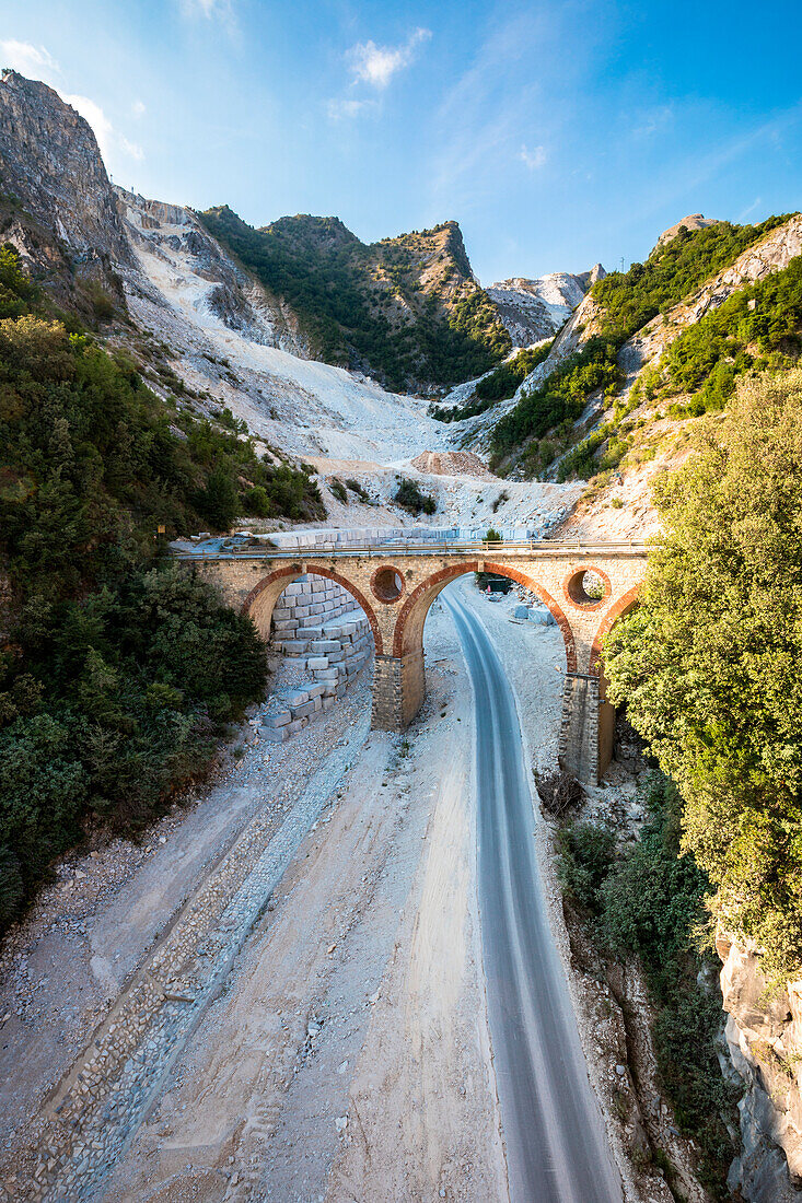 Marble cave, Massa Carrara district, Tuscany, Italy