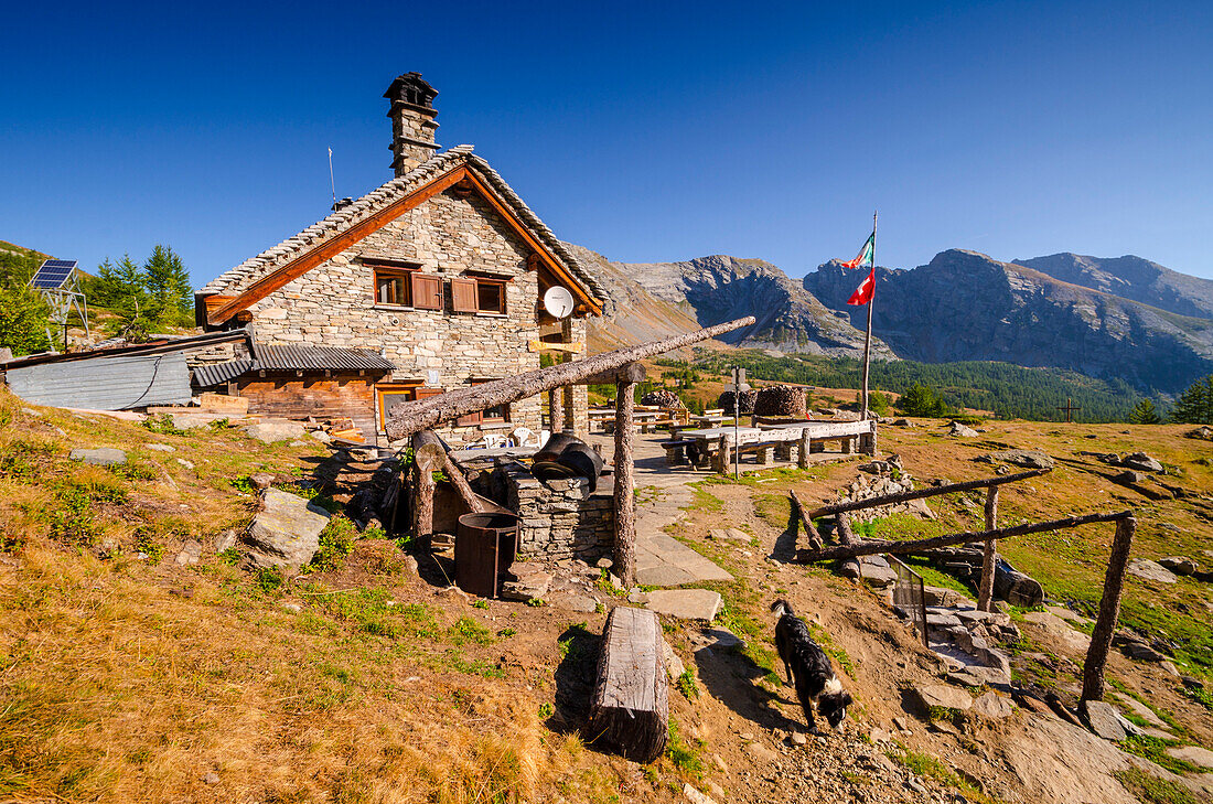 Gattascosa refuge (Val Bognanco, Ossola, Piedmont, Italy, Italian alps)