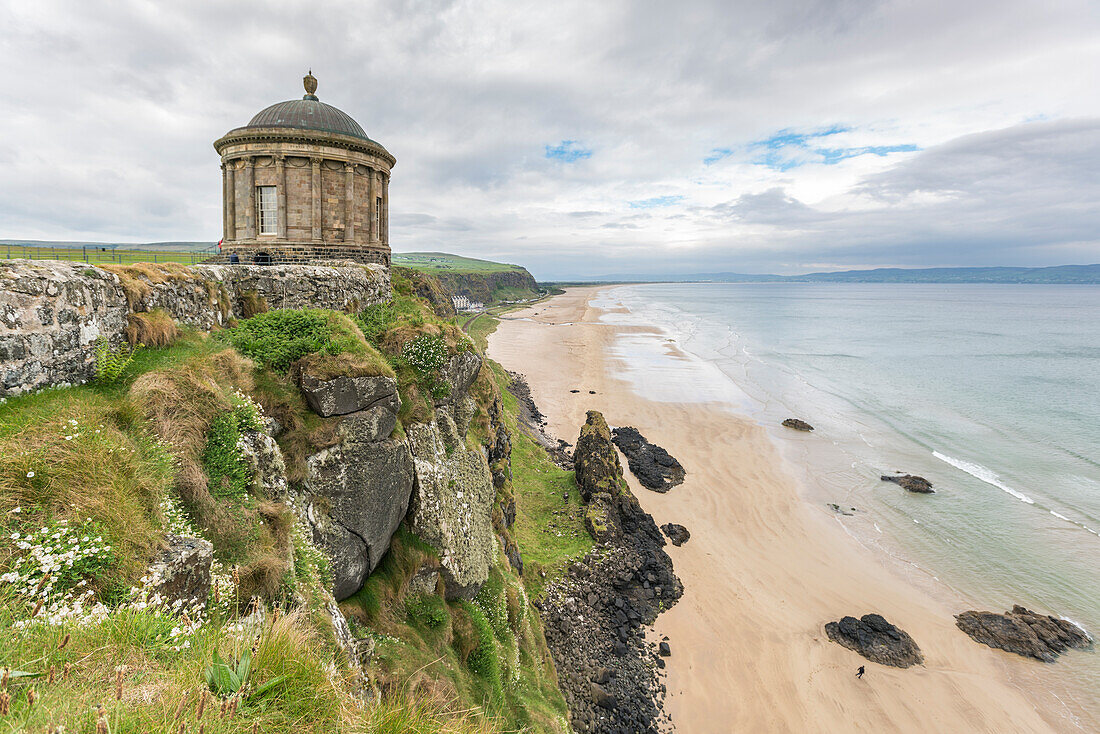 Mussenden temple, Castlerock, County Antrim, Ulster region, northern Ireland, United Kingdom