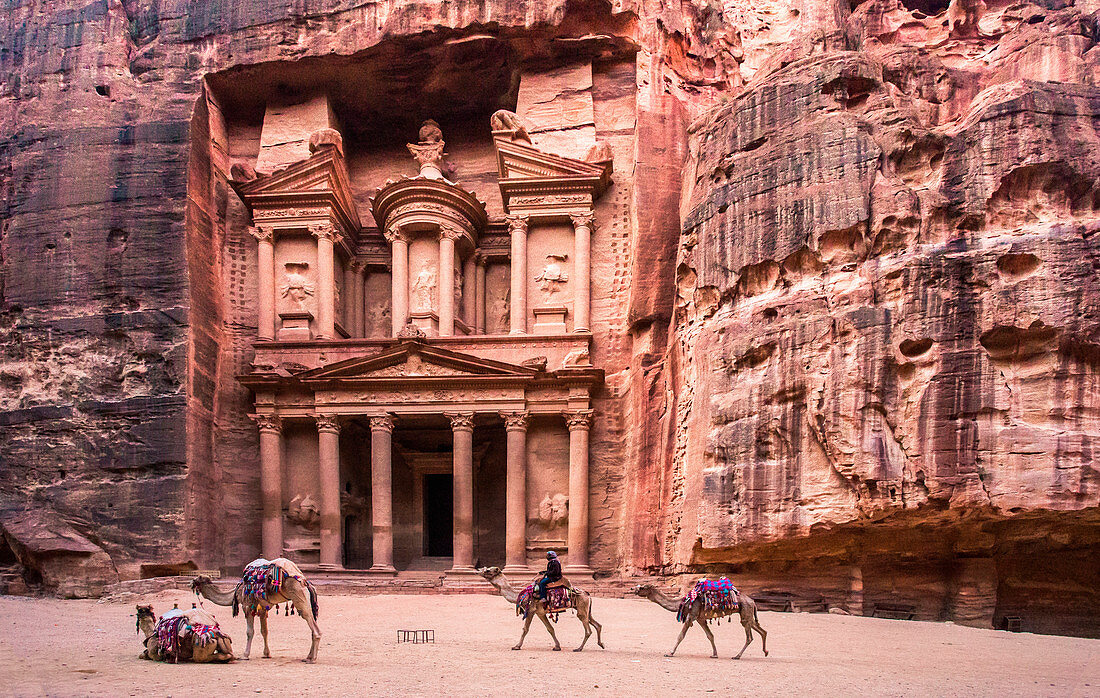 The Treasury, Petra, An Ancient City of Petra, Al Khazneh, Jordan