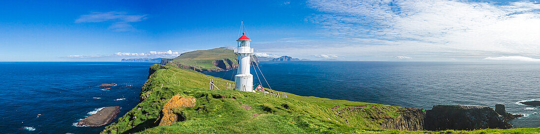 Lighthouse, Mykines island,Faroe Islands, Denmark