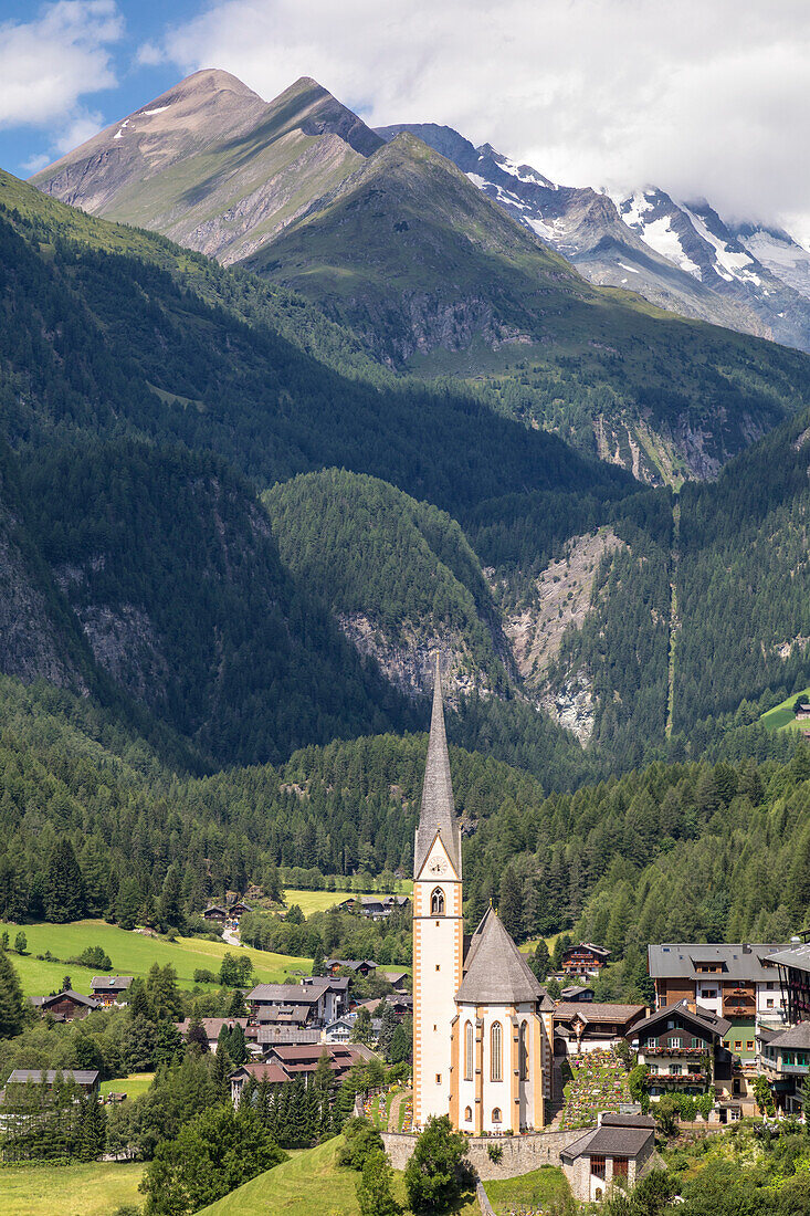 Heiligenblut, St. Vincent Kirche, Bezirk Spittal an der Drau, Region Kärnten, Österreich
