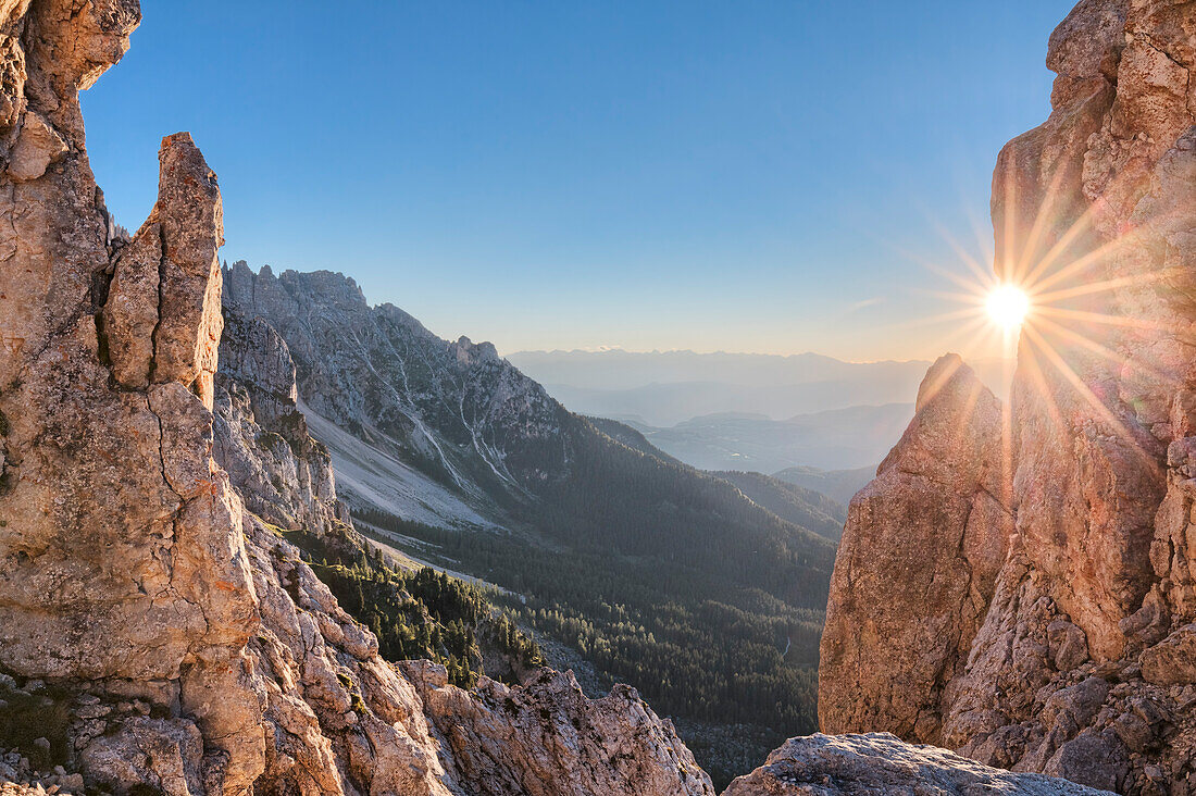 Pulpito di Cima Popa - Poppekanzel at sunset, Latemar, Bolzano, South Tyrol, Dolomites, Italy