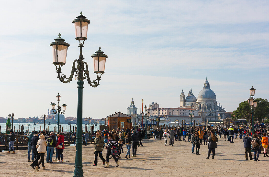 Venice,Veneto,Italy Basilica of Santa Maria from San Marco square