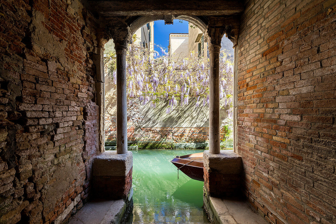 Sotoportego del Filatoio (typisch venezianische Architektur), Venedig, Venetien, Italien