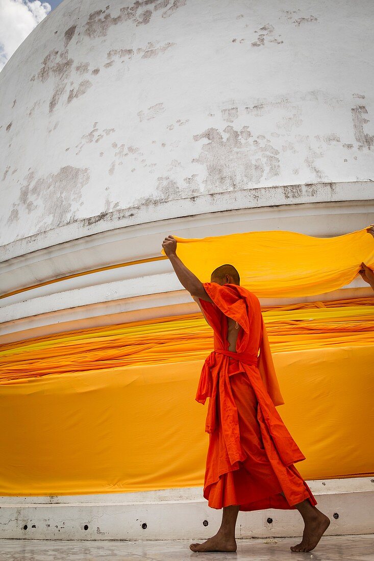 Wat Mahathat Tempel in Nakhon Si Thammarat (Geburtsort des Buddhismus in Thailand). Surat Thani, Thailand, Asien.