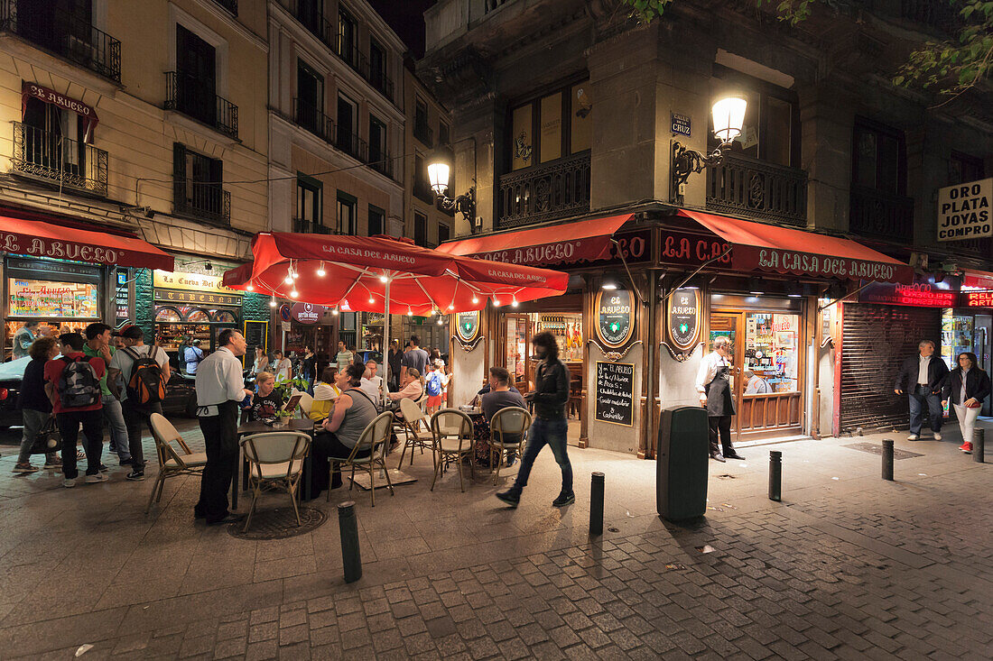 La Casa del Abuelo, traditionelles Restaurant und Tapas-Bar, Huertas, Madrid, Spanien, Europa