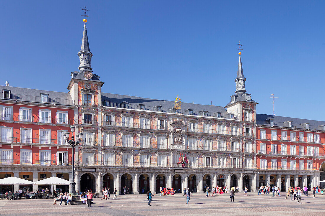 Casa de la Panaderia, Plaza Mayor, Madrid, Spanien, Europa
