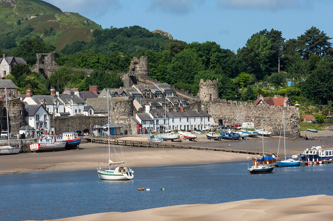 Conwy ,Conway, Conway Grafschaft-Stadtbezirk, Wales, Vereinigtes Königreich, Europa