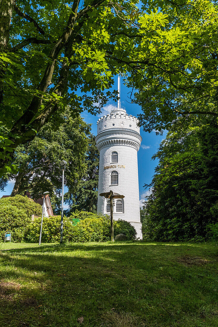 Bismarck tower at Aumuehle near Hamburg, north Germany, Germany