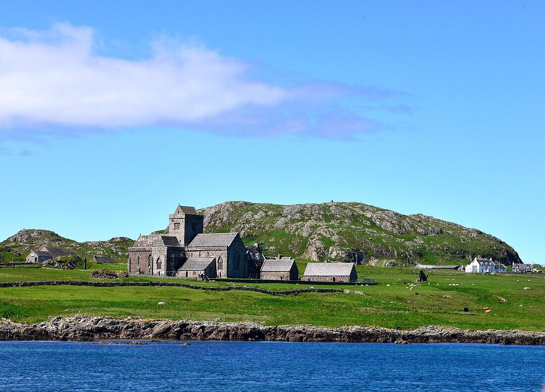 Abbey on the Island of Iona, southpart of the Isle of Mull, Scotland