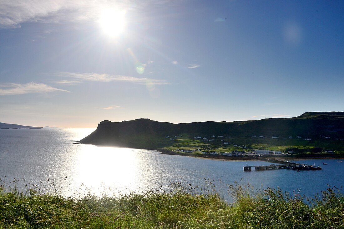 Sonne an der Nord-Küste, Isle of Skye, Schottland