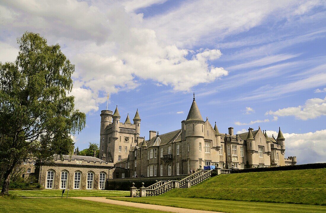 Balmoral Castle, Grampian Mountains, Highlands, Scotland