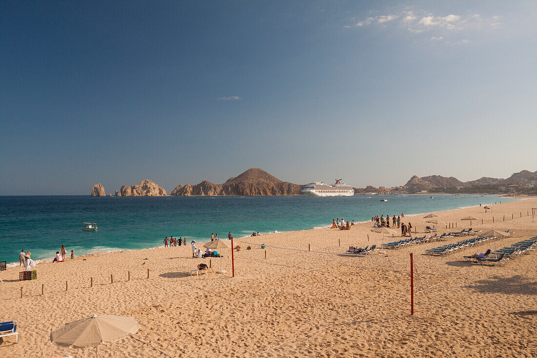 Medano Beach In Cabos San Lucas, Baja California Peninsula, Mexico