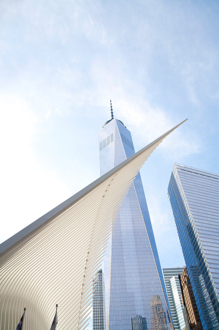 Das Oculus und das World Trade Center