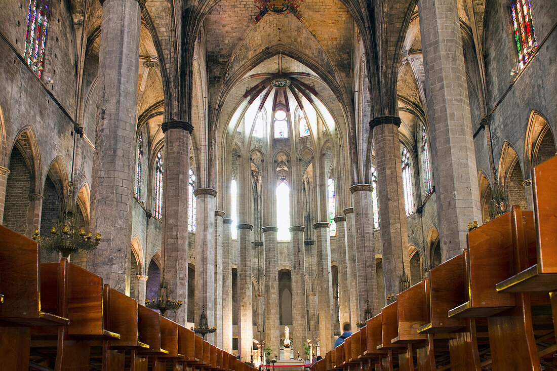Spanien, Katalonien, Barcelona, ??Kirche von Santa Maria del Mar