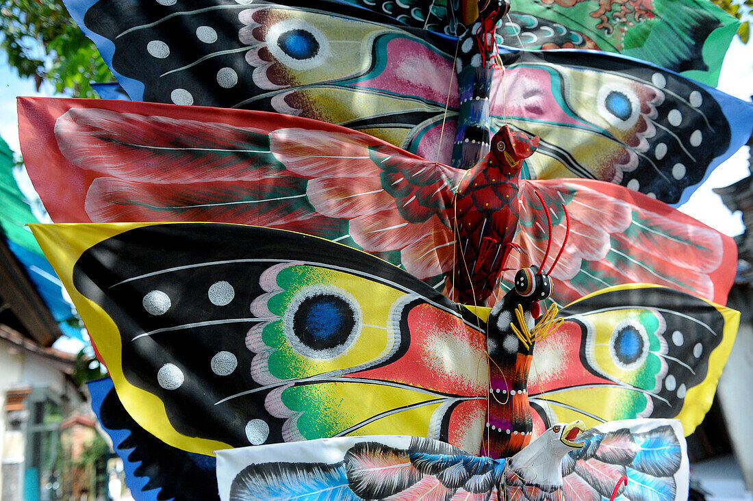 Indonesia, Bali, Kites. Butterflies