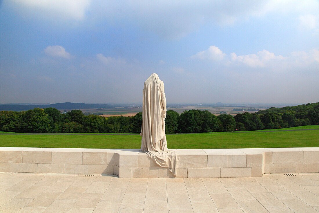 France, Northern France, Vimy, World War I memorial.