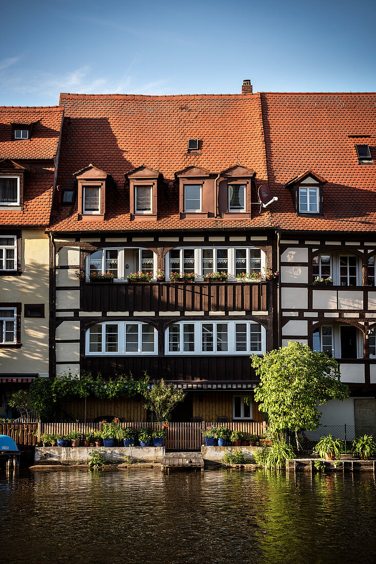 UNESCO World Heritage Bamberg historic centre, little venice, Bamberg, Frankonia, Bavaria, Germany