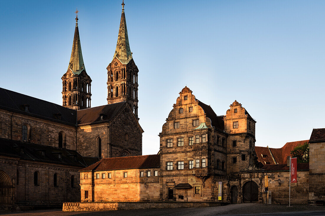 UNESCO World Heritage Bamberg historic centre, Bamberg Cathedral, Bamberg, Frankonia, Bavaria, Germany