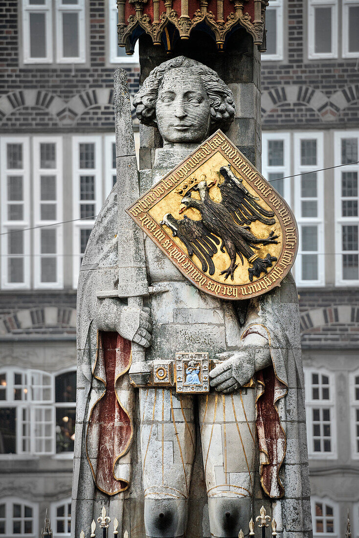 UNESCO World Heritage, Bremen town hall and Roland statue, Hanseatic City Bremen, Germany
