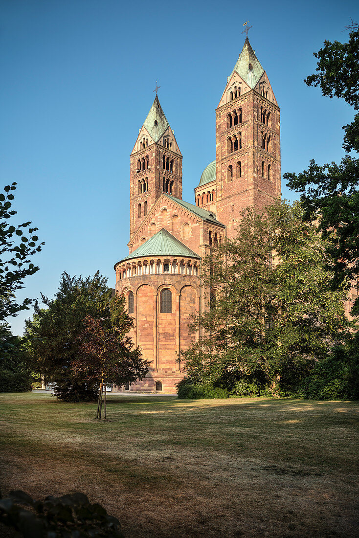 UNESCO Welterbe Dom zu Speyer, Kaiser und Mariendom, Rheinland-Pfalz, Deutschland