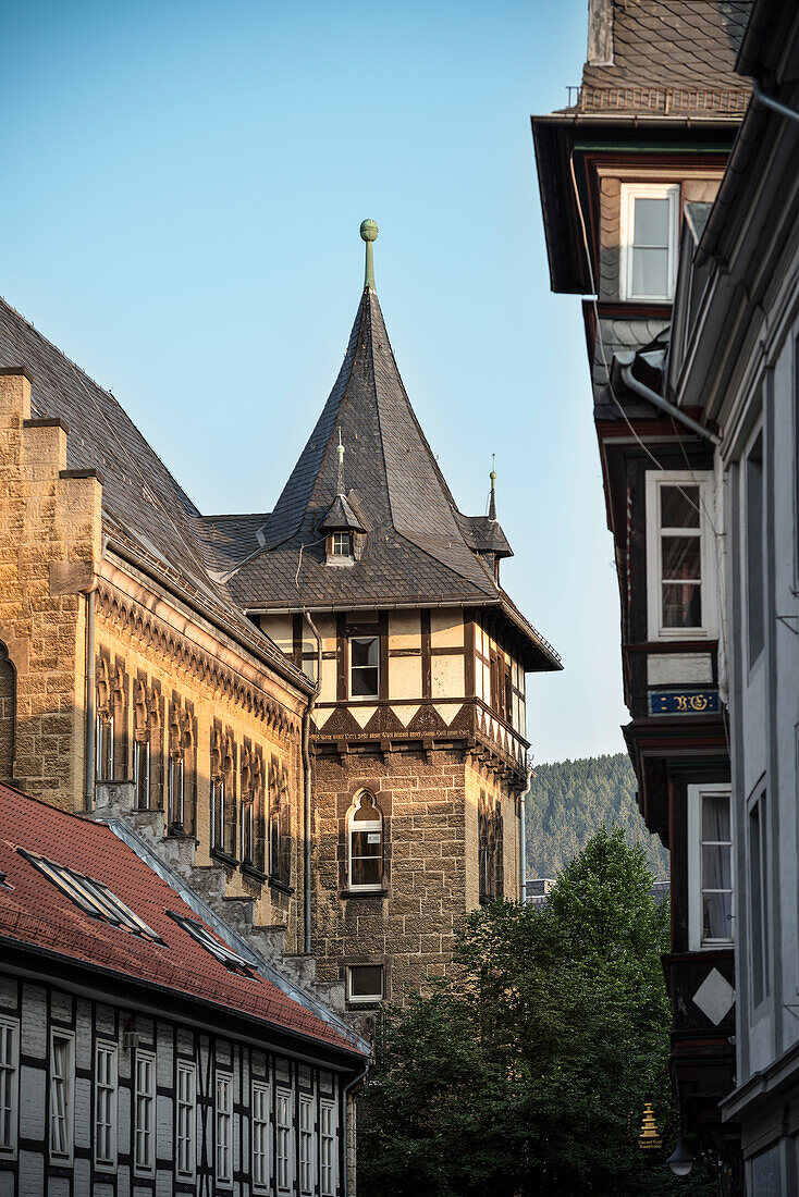 UNESCO World Heritage historic old town of Goslar, Harz mountains, Lower Saxony, Germany