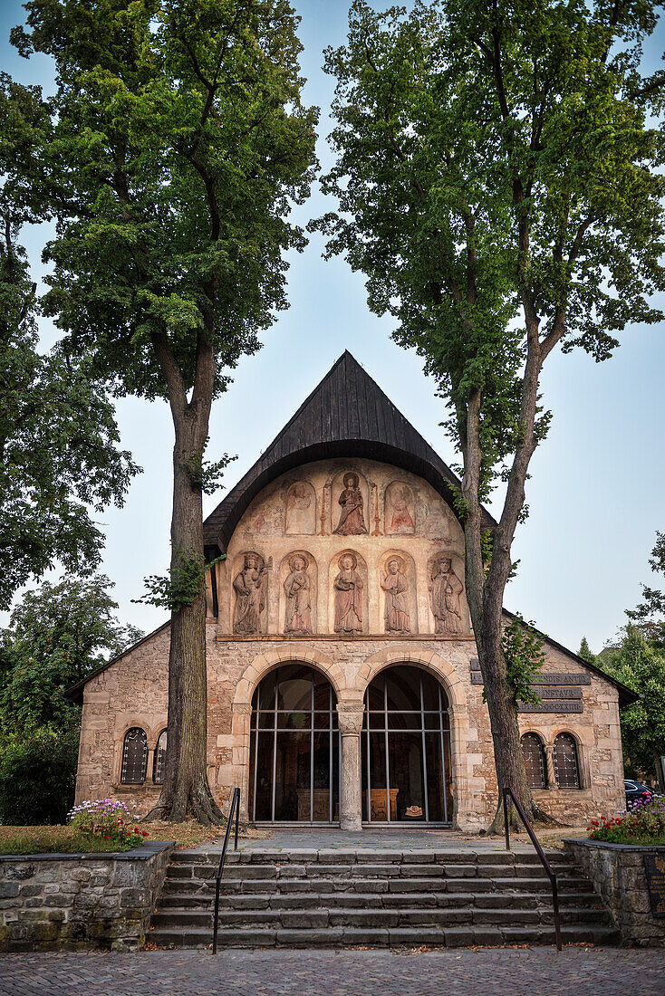 UNESCO World Heritage historic old town of Goslar, cathedral hall, Harz mountains, Lower Saxony, Germany