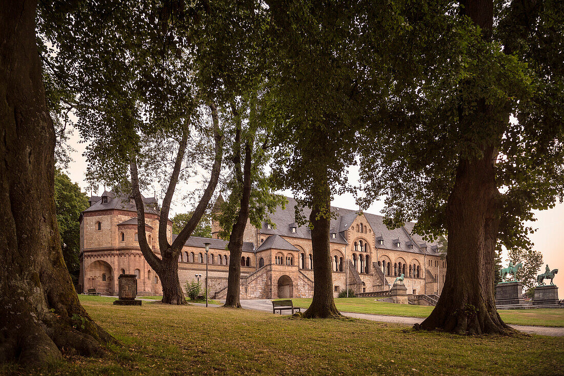 UNESCO World Heritage historic old town of Goslar, royal palace, Harz mountains, Lower Saxony, Germany