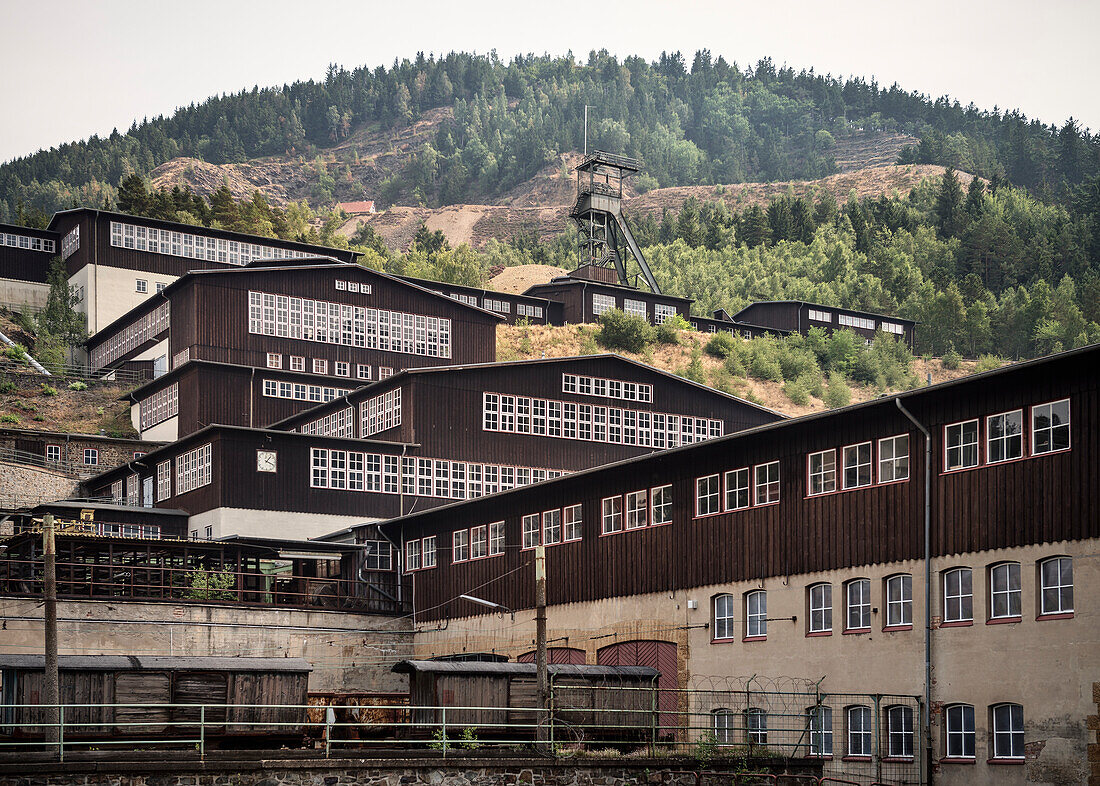UNESCO World Heritage Rammelsberg mine, Goslar, Harz mountains, Lower Saxony, Germany