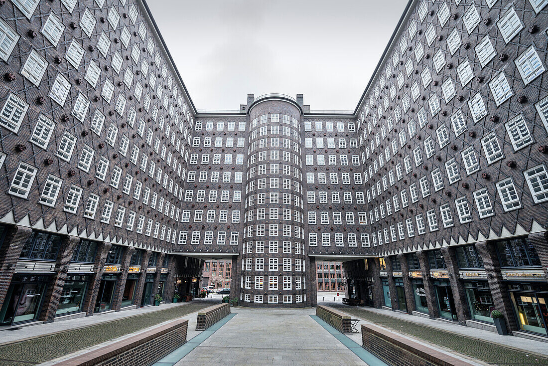 UNESCO World Heritage traditional office buildings of Hamburg, Sprinkenhof house, Hamburg, Germany