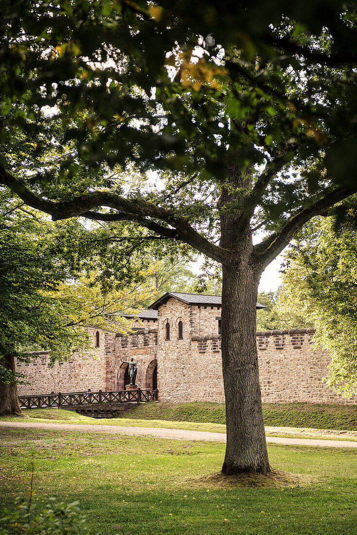 UNESCO Welterbe Grenzen des Römischen Reiches: Obergermanisch-Raetischer Limes, Kastell Saalburg, Bad Homburg, Hessen, Deutschland